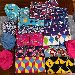 Men’s golf pants with matching hat